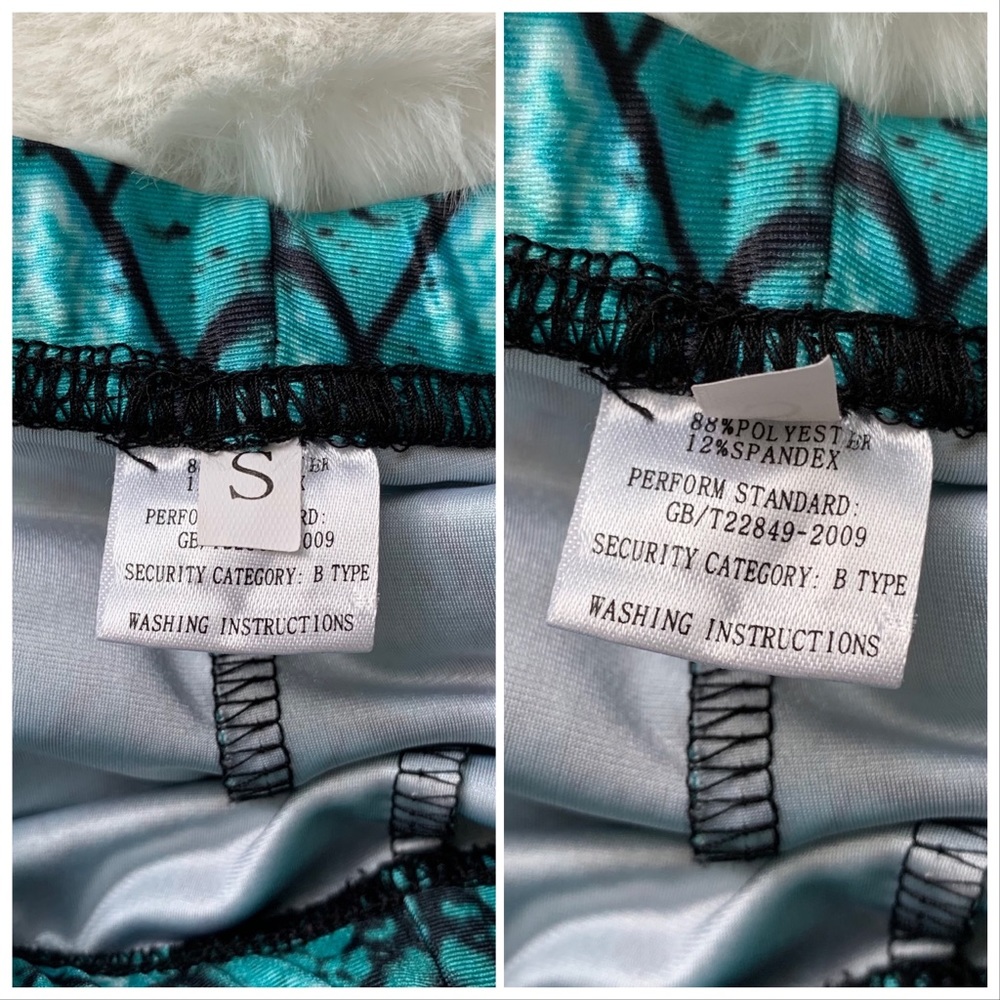 Mermaid Leggings Sz S - Picture 8 of 8